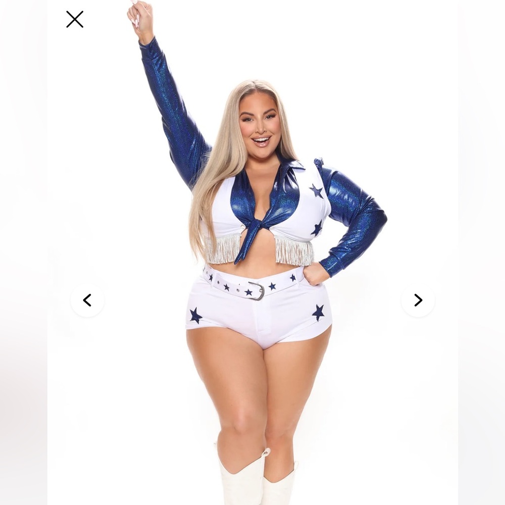 Dallas cowboys cheerleader costume